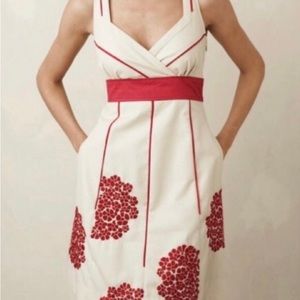 Anthropologie x Floreat Embroidered Dress Perfect